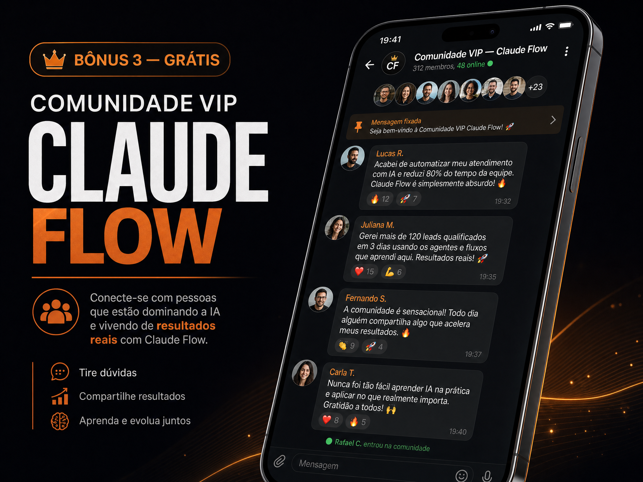 Bônus 3 - Comunidade VIP Claude Flow